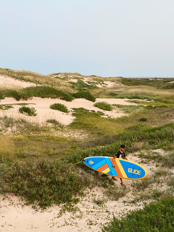 carrying a paddle board