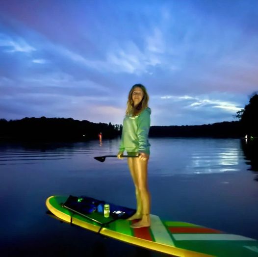 stand up paddle board at night