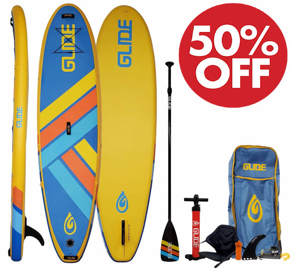 Glide paddle board sale, the biggest sale ever for the Glide o2 Retro.