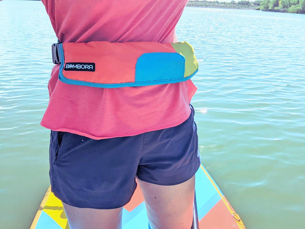 pfd on a paddle board