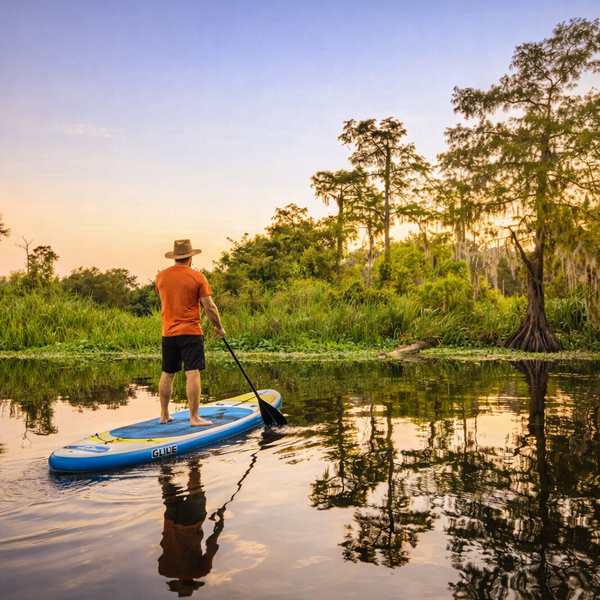 paddleboarder in louisiana
