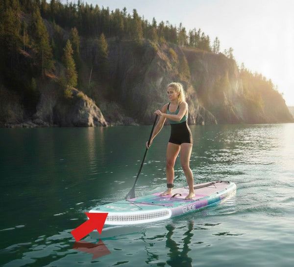 drop stitch in an inflatable paddle board