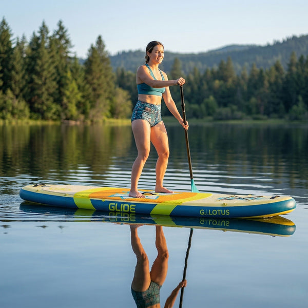 woman on a paddle board
