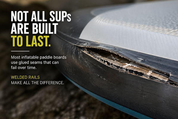 paddle board with split seam