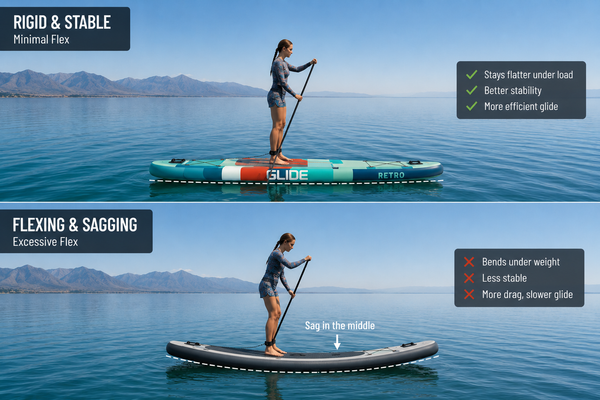 paddle board sags in middle