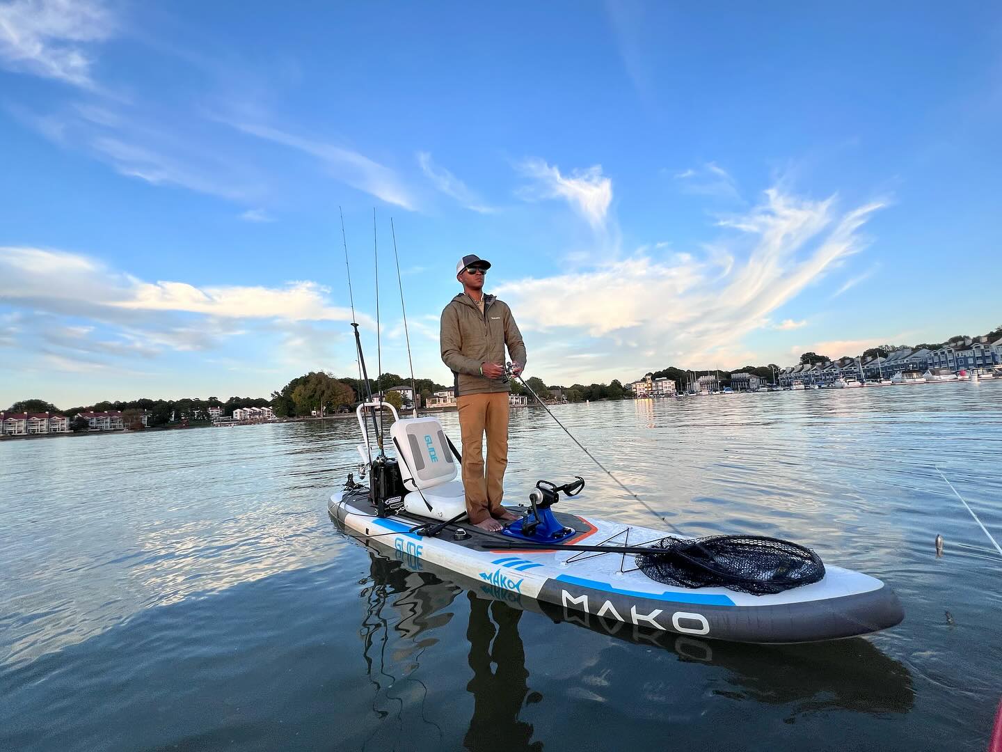 Mako Elite – Inflatable Fishing Paddleboard, Pedal Drive Compatible