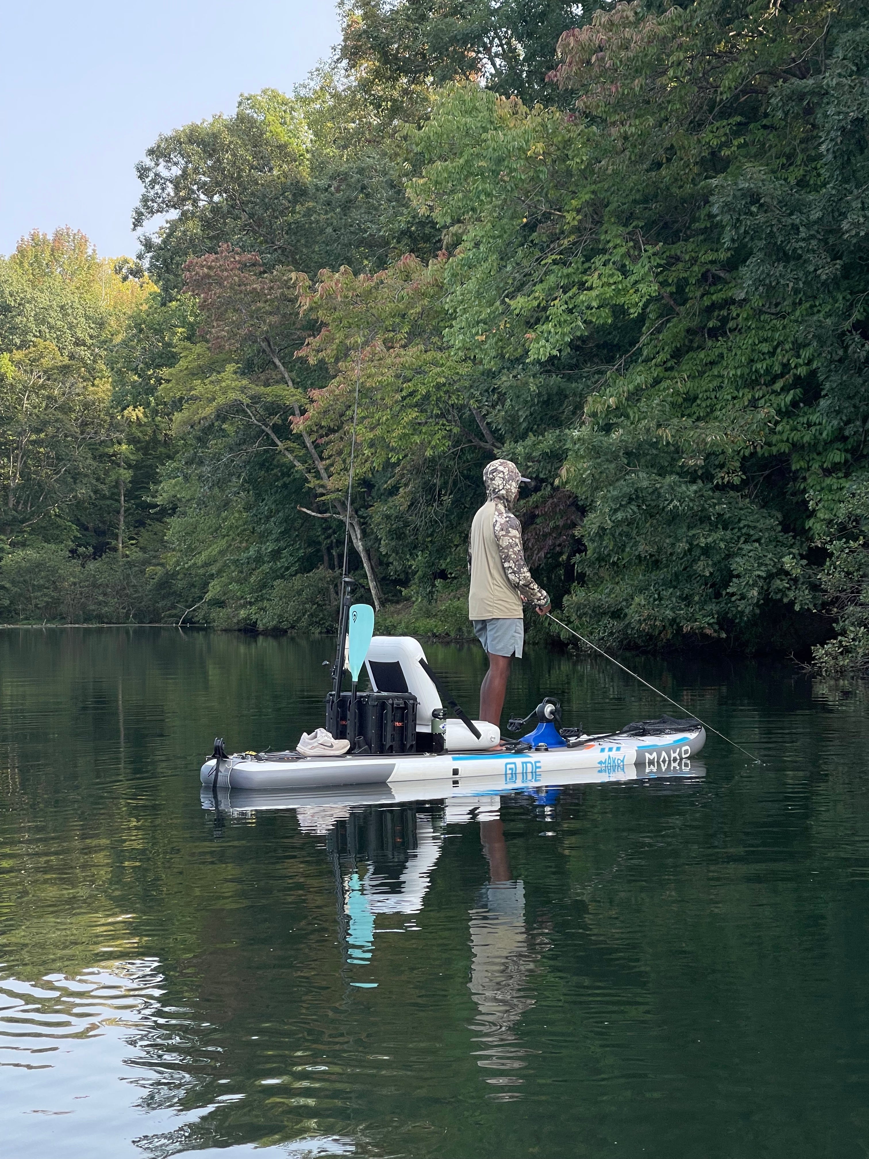 Mako Elite – Inflatable Fishing Paddleboard, Pedal Drive Compatible